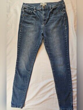 Mudd Juniors Blue FLX Stretch High Rise Skinny 5 Pocket Jeans Legging Size 13